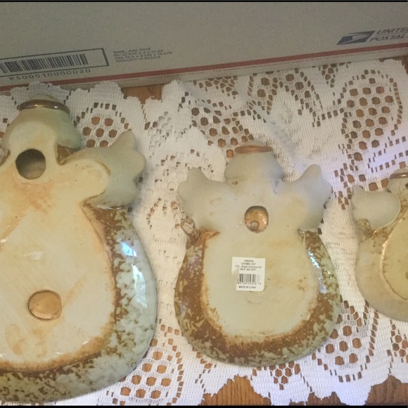 Brand New Adorable Pottery Stackable Angels - Picture 6 of 6